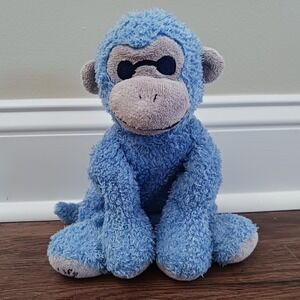 8" Mary Meyer Life Is Good Blue Monkey Beanbag Plush